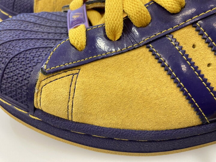 楽天市場】【中古】アディダス adidas SUPERSTAR×NBA レイカーズ 
