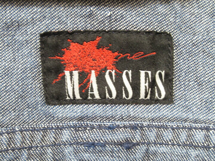 楽天市場】【中古】MASSES マシス CRACK DENIM FILD JKT クラック 