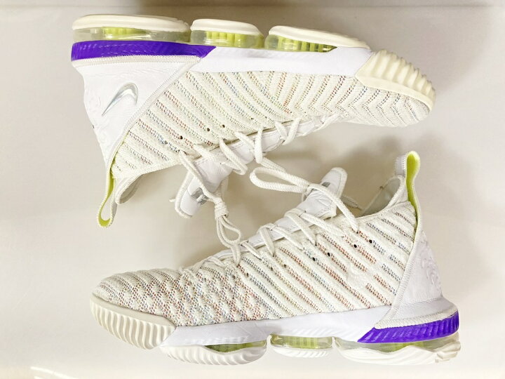 楽天市場】【中古】ナイキ NIKE LEBRON 16 WHITE/MULTI-COLOR-HYPER  
