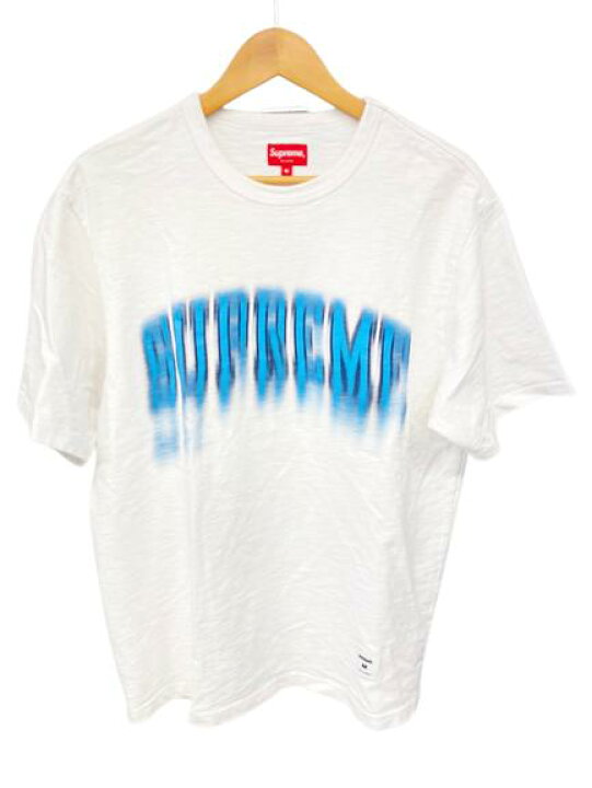 楽天市場】【中古】シュプリーム SUPREME Blurred Arc S/S Top ブルー  