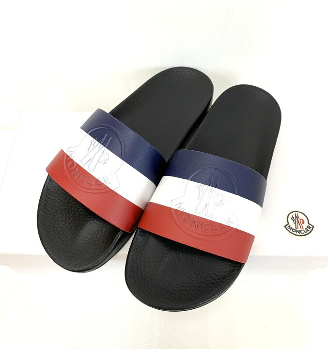楽天市場】【中古】モンクレール MONCLER スライダー BASILE シャワー  