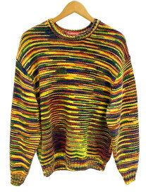 【中古】シュプリーム SUPREME Static Sweater スタティック セーター Multicolor 刺繍ロゴ マルチカラー系 ニット 20AW セーター ロゴ マルチカラー Sサイズ 101MT-1347