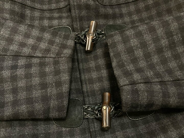 楽天市場】【中古】グッチ GUCCI チェック ダッフルコート ウール 
