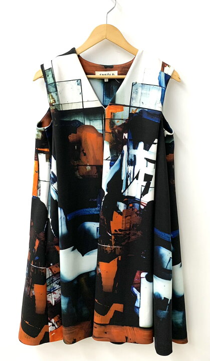 楽天市場】【中古】エンフォルド ENFOLD ノースリーブ 膝丈 Vネック  