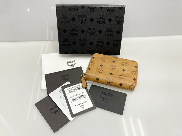 楽天市場】【中古】エムシーエム MCM ヴィセトス柄 ジップウォレット  