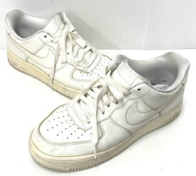 【中古】ナイキ NIKE エアフォースワン AIR FORCE 1 ‘07 Made You Look DJ4630-100 メンズ靴 スニーカー ロゴ ホワイト 201-shoes360