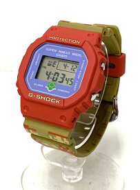 【中古】ジーショック G-SHOCK Casio G-Shock x Super Mario Bros. dw5600smb メンズ腕時計ブルー 105watch-04