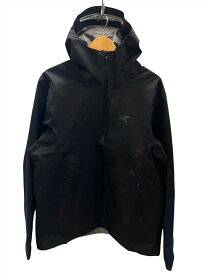 【中古】アークテリクス ARC'TERYX RALLE JACKET Black GORE-TEX ゴアテックス アウター ナイロンジャケット ロゴ ブラック系 黒 ジャケット ワンポイント ブラック Mサイズ 101MT-1555