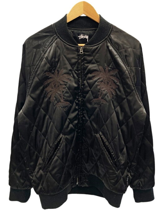 楽天市場】【中古】ステューシー STUSSY Satin Palm Souvenir Jacket 