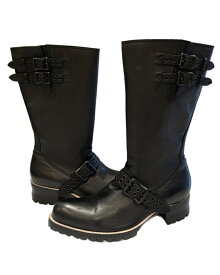 【中古】ラディオ RADIO handmade shoe Japan ベルト ブーツ 黒 メンズ靴 ブーツ その他 ブラック サイズ 42 101-shoes1247