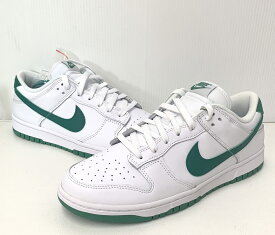 【中古】ナイキ NIKE ウィメンズ ダンク ロー WMNS DUNK LOW “White/Green” DD1503-112 メンズ靴 スニーカー ロゴ 201-shoes472