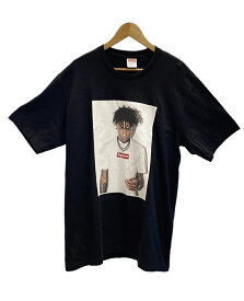 【中古】シュプリーム SUPREME 23AW NBA Youngboy Tee NBA ヤングボーイ Tシャツ フォトT 黒 半袖 Tシャツ プリント ブラック Lサイズ 101MT-1821