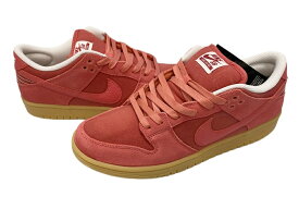 【中古】ナイキ NIKE SB DUNK LOW PRO PRM ADOBE スケートボーディング ダンク ロー プロ プレミアム アドビ 赤系 ピンク系 DV5429-600 メンズ靴 スニーカー 27cm 101-shoes1274