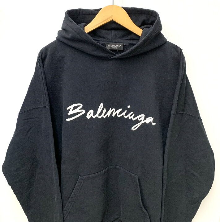 楽天市場】【中古】バレンシアガ BALENCIAGA フーディー ダメージ加工 