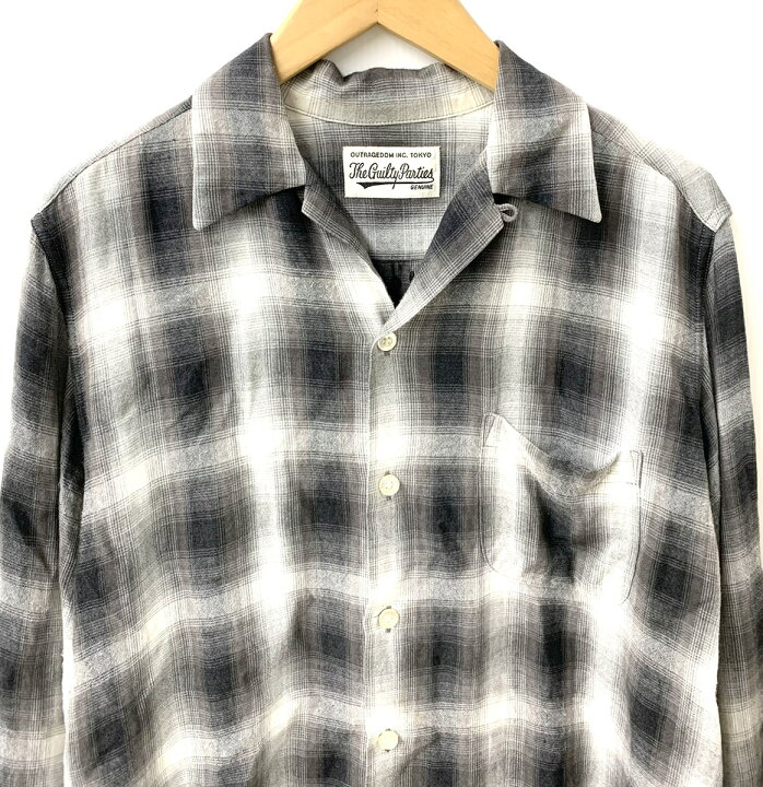 楽天市場】【中古】ワコマリア WACKO MARIA オンブレチェックシャツ 