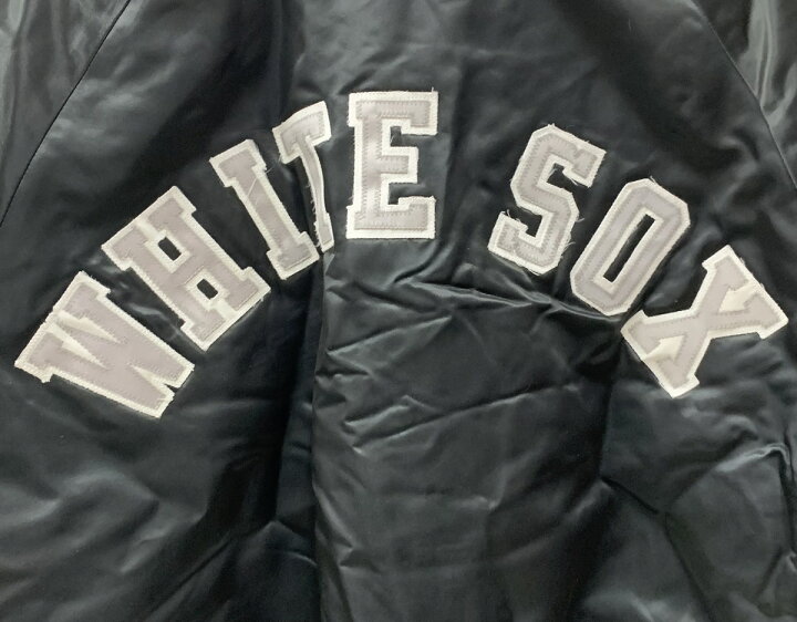 楽天市場】【中古】US古着 90s Chalk Line ナイロンスタジャン WHITE 