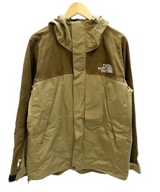 【中古】ノースフェイス THE NORTH FACE × FUTURE × ATOMS マウンテンジャケット マウンテンパーカー GORE-TEX Made in JAPAN NP19405 ジャケット ロゴ カーキ Lサイズ 101MT-1904