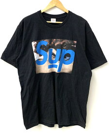 【中古】シュプリーム SUPREME アンダーカバー UNDER COVER FACE Tee 2023 ss week6 Tシャツ ロゴ ブラック XLサイズ 201MT-2037