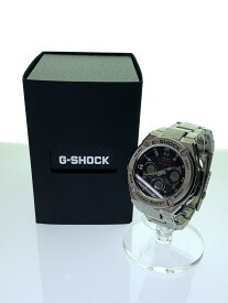 【中古】ジーショック G-SHOCK G-STEEL 電波ソーラー アナデジ ミドルサイズ シルバー メタル GST-W310D メンズ腕時計105watch-36