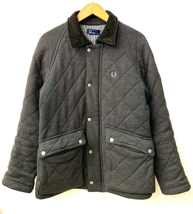 楽天市場】【中古】フレッドペリー FRED PERRY キルティングジャケット  