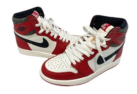 【中古】ジョーダン JORDAN NIKE AIR JORDAN 1 RETRO HIGH OG ナイキ エアジョーダン 1 レトロ ハイ オリジナル シカゴ 赤 DZ5485-612 メンズ靴 スニーカー レッド 24cm 101-shoes1400