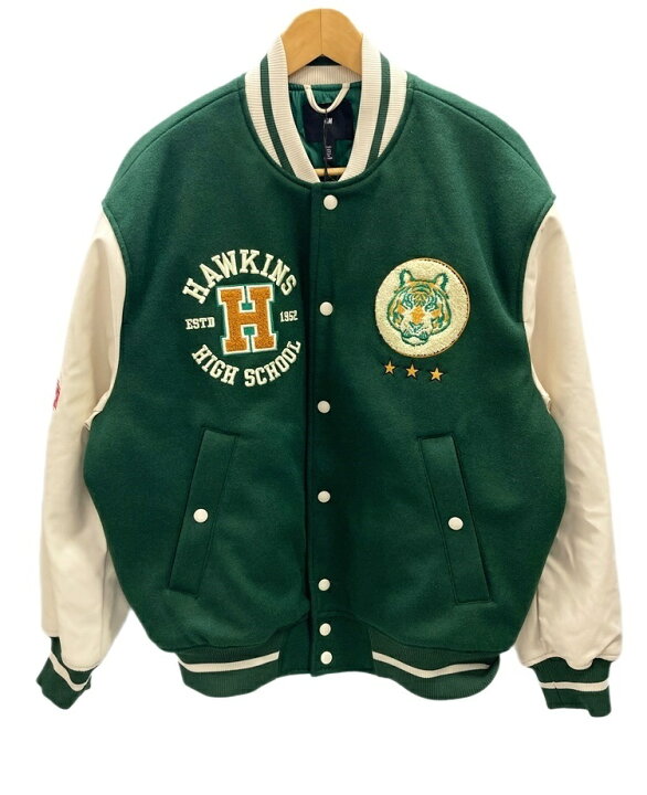 楽天市場】【中古】エイチアンドエム H&M ウールブレンド スタジャン 