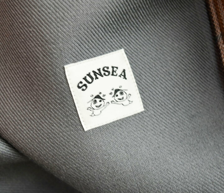 楽天市場】【中古】サンシー SUNSEA Caramel Check Coat ステンカラー 
