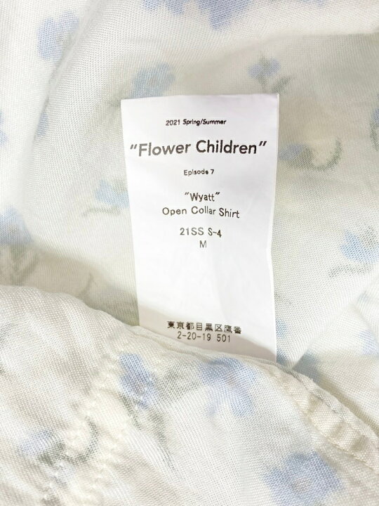 楽天市場】【中古】ダイリク DAIRIKU Flower Children 21SS Wyatt Open 