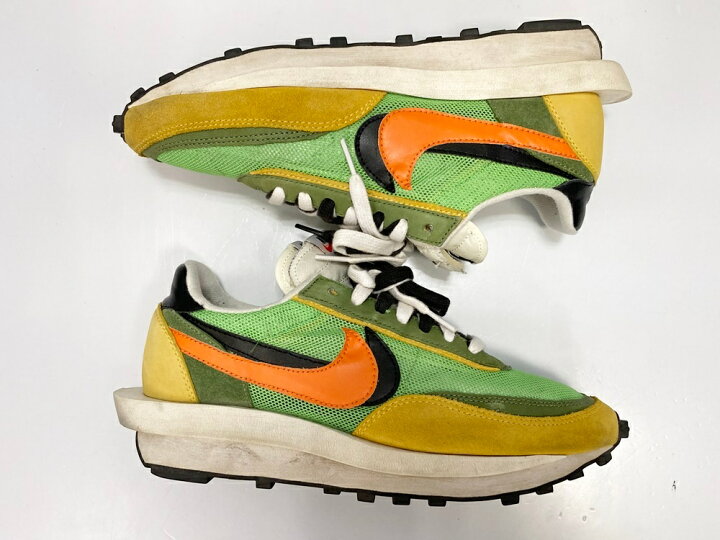 楽天市場】【中古】ナイキ NIKE LD WAFFLE/SACAI GREEN GUSTO ワッフル 
