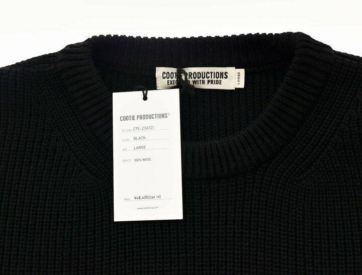 楽天市場】【中古】クーティー COOTIE Rib Stitch Crewneck Sweater 