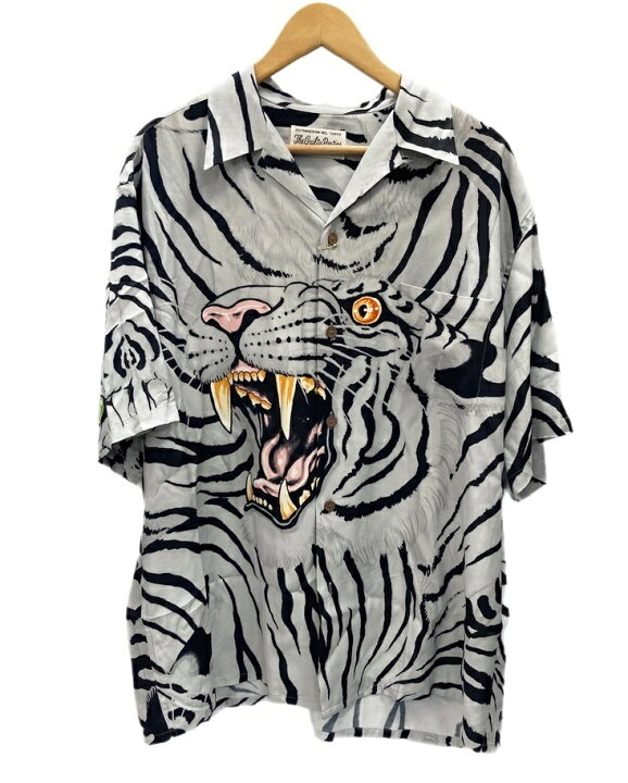 中古】ワコマリア WACKO MARIA X BORN X RAISED SHORTSLEEVE HAWAIIAN  