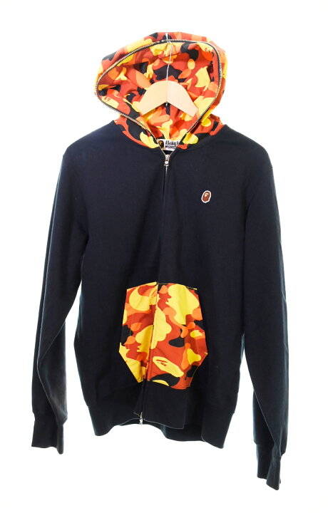 楽天市場】【中古】アベイシングエイプ A BATHING APE ジップパーカー 
