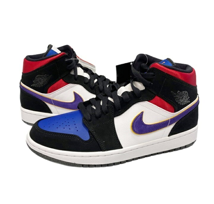 楽天市場】【中古】ジョーダン JORDAN NIKE AIR JORDAN 1 MID LAKERS 