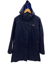 【中古】パタゴニア PATAGONIA Women’s Stormdrift Parka ストームドリフト パーカ ロング アウター 27685FA16 ジャケット ロゴ ネイビー Mサイズ 101LT-099