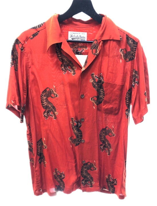 中古】ワコマリア WACKO MARIA X BORN X RAISED SHORTSLEEVE HAWAIIAN 