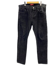 【中古】シュプリーム SUPREME Stone Washed Black Slim Jean 18FW スリム デニムパンツ ジーンズ 黒 デニム 無地 ブラック サイズ 36 101MB-407