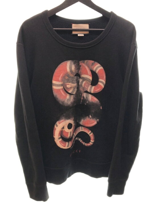 楽天市場】【中古】 グッチ GUCCI SNAKE PRINT SWEATSHIRT スネーク 