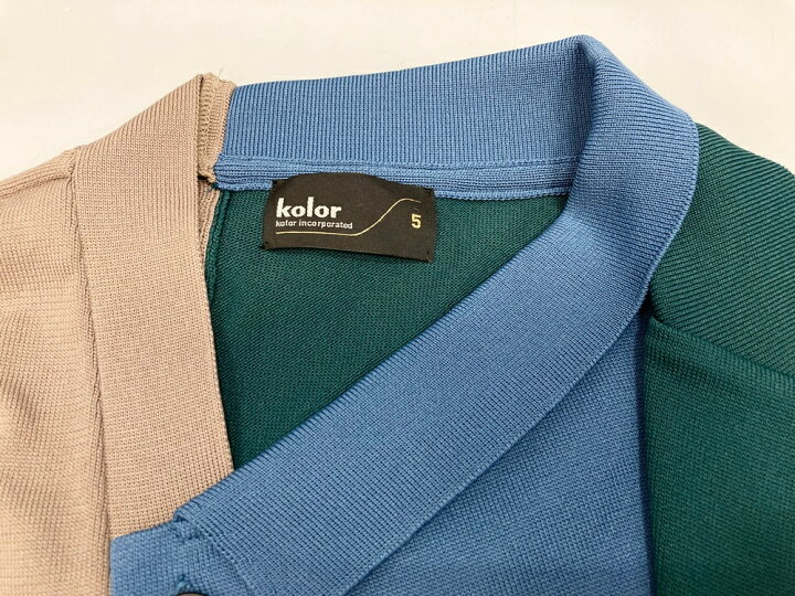 楽天市場】【中古】カラー kolor 強撚天竺ジャケット ドッキング 