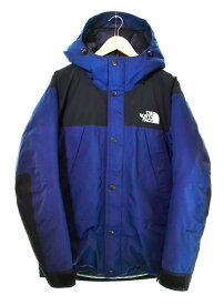 【中古】ノースフェイス THE NORTH FACE 17AW Mountain Down Jacket マウンテンダウンジャケット GORE-TEX ブルー ND91737 ジャケット ロゴ ブルー Mサイズ 103MT-320