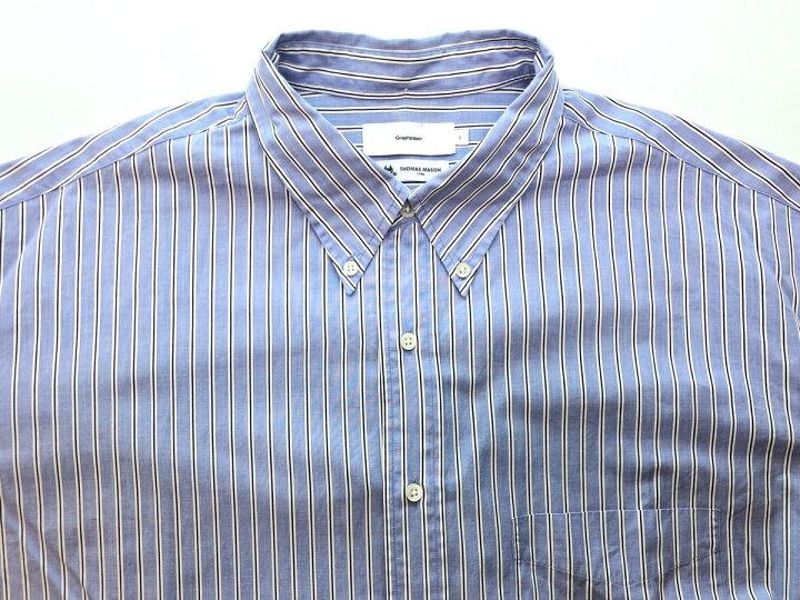 楽天市場】【中古】 グラフペーパー Graphpaper Thomas Mason L/S B.D  