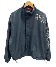 【中古】シュプリーム SUPREME Spellout Embroidered Track Jacket Dark Blue 23FW スペルアウト トラック ジャケット ジャケット ロゴ ネイビー Mサイズ 101MT-2244