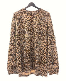 【中古】 シュプリーム SUPREME 23AW SMALL BOX L/S TEE LEOPARD スモールボックス 長袖 カットソー ロングスリーブ ロンT ヒョウ・レオパード ベージュ Lサイズ 104MT-104