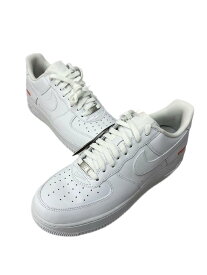 【中古】ナイキ NIKE シュプリーム Supreme × Nike Air Force 1 Low "White" CU9225-100 メンズ靴 スニーカー ホワイト 28.5cm 201-shoes772