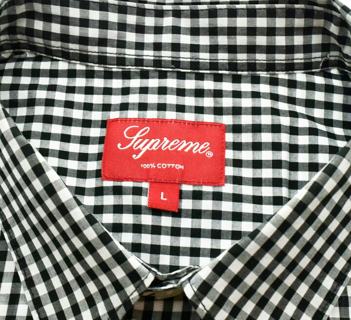 楽天市場】【中古】シュプリーム SUPREME 21SS ギンガムチェック 半袖 