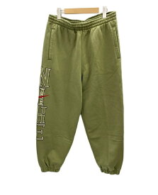 【中古】シュプリーム SUPREME × NIKE Sweatpants Olive 24SS ナイキ スウェットパンツ FQ0768-339 ボトムスその他 ロゴ カーキ Mサイズ 101MB-419