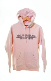 【中古】シュプリーム SUPREME Reflective Excellence Hooded Sweatshirt パーカー パーカ ロゴ ピンク Mサイズ 103MT-433