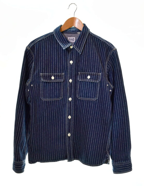 楽天市場】【中古】フラットヘッド THE FLAT HEAD WABASH WORK SHIRT 
