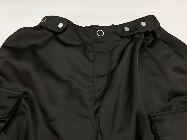 楽天市場】【中古】ターク TAAKK SATIN PANTS 21SS サテンパンツ 黒 