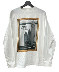【中古】 セブンティーズ ニューイメージ 70's NEW IMAGE Claude Maki 50th Anniversary Long Sleeve Shirt 真木蔵人 グラフィティ 白 ロンT プリント ホワイト Lサイズ 104MT-200
