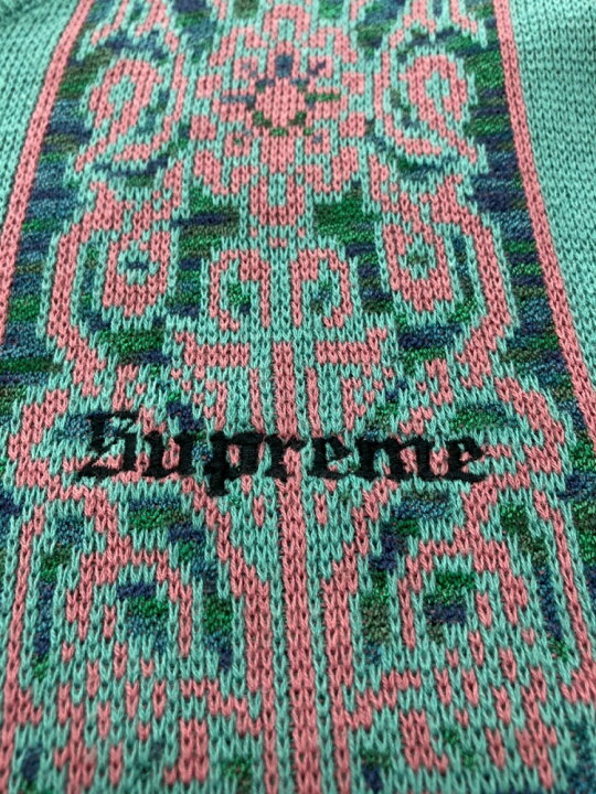楽天市場】【中古】 シュプリーム SUPREME 18SS TAPESTRY SWEATER 